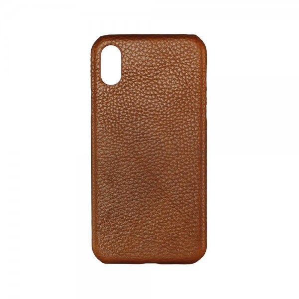Onsala iPhone X/Xs Cover Ægte Læder Brun