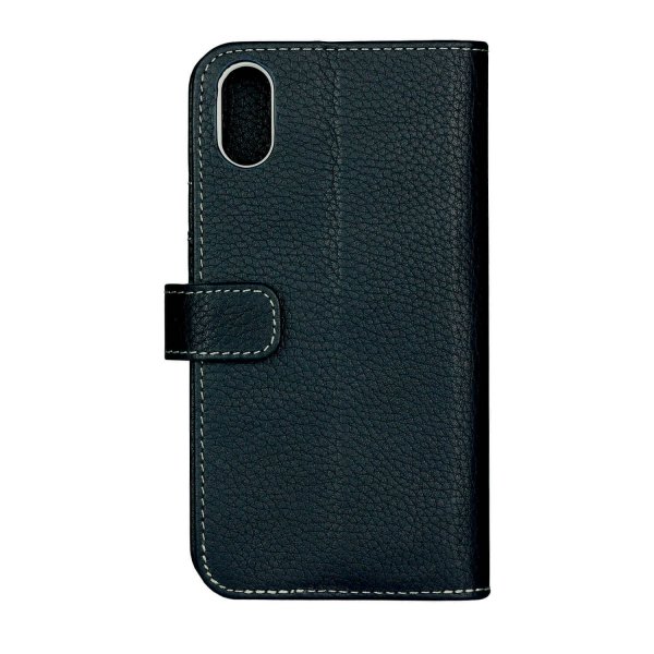 Onsala iPhone X/Xs Cover Ægte Læder Blå