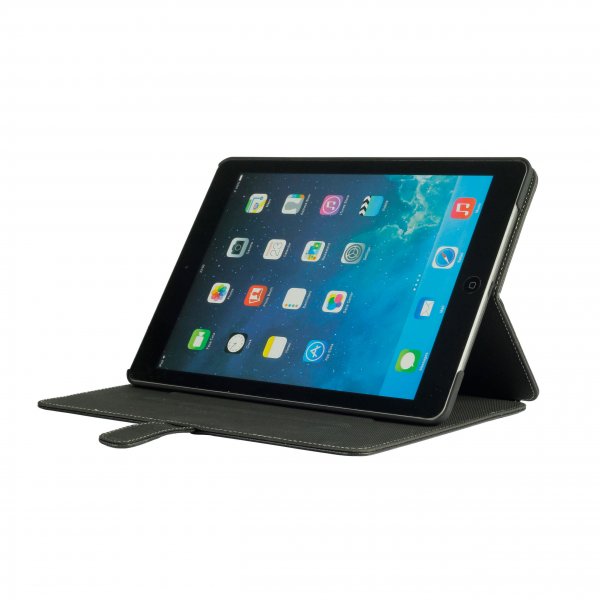 Onsala iPad 9.7 (gen 5/6) Etui Ægte Læder Sort