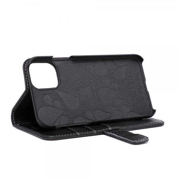 Onsala iPhone 11 Etui Ægte Læder Sort