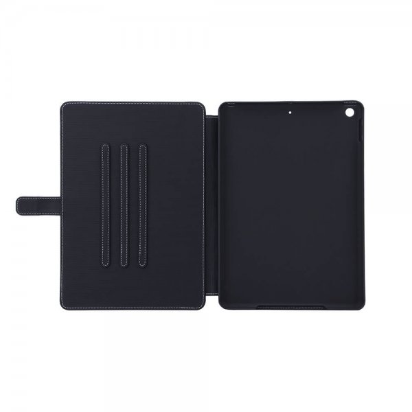 Onsala iPad 10.2 (gen 7/8/9) Cover Ægte Læder Sort