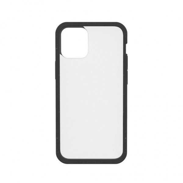 Pela iPhone 12 Mini Cover Miljøvenlig Klar Sort