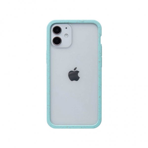 Pela iPhone 12 Mini Cover Eco Friendly Klar Purist Blue