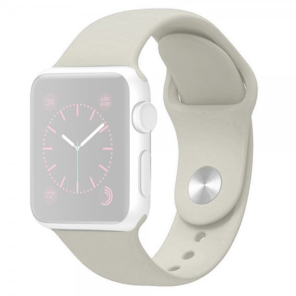 Apple Watch 44/45/46mm/Apple Watch Ultra Silikonearmbånd Beige
