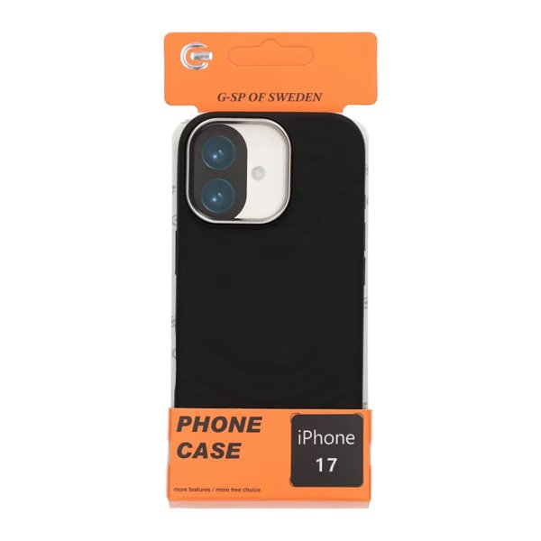 iPhone 17 Cover Silikone MagSafe Sort
