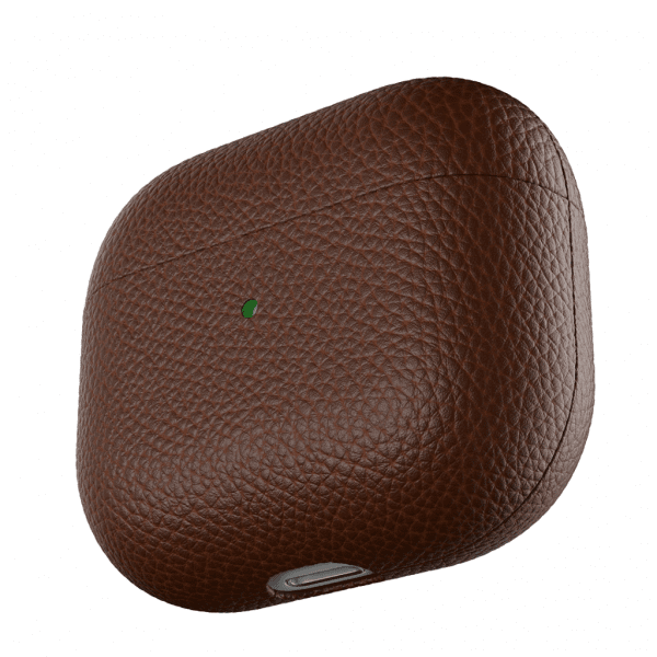 KeyBudz PodSkinz Artisan Series AirPods 3 Etui Ægte Læder Brun
