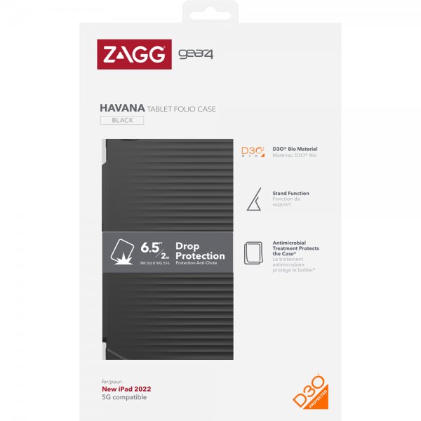 Gear4 iPad 10.9 (10. generation)/iPad 11 (A16) Cover Havana Folio Sort