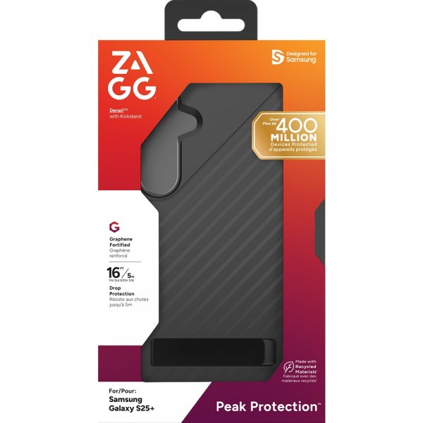 ZAGG Samsung Galaxy S25 Plus Cover Denali Kickstand Sort