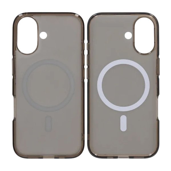 iPhone 17 Cover TPU MagSafe Sort Transparent