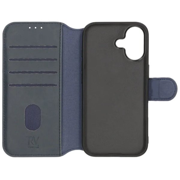 Rvelon iPhone 17 Etui 4 Kortlommer MagSafe Blå