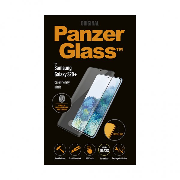 PanzerGlass Samsung Galaxy S20 Plus Skærmbeskyttelse CaseFriendly Fingeraftryk