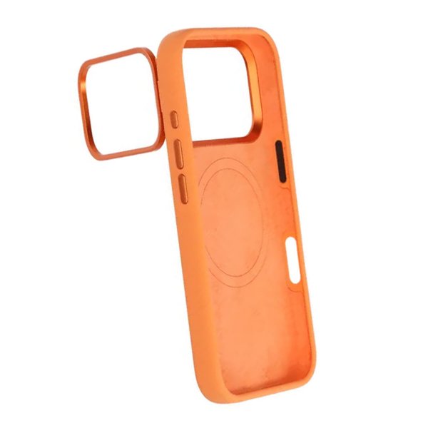iPhone 17 Pro Max Cover Silikone MagSafe Stativ Orange