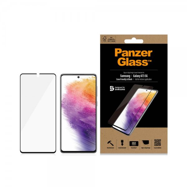 PanzerGlass Samsung Galaxy A73 Skærmbeskyttelse Case Friendly