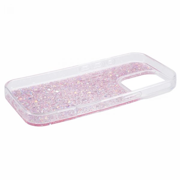 Nordic Covers iPhone 16 Pro Cover Sparkle Series Blossom Pink
