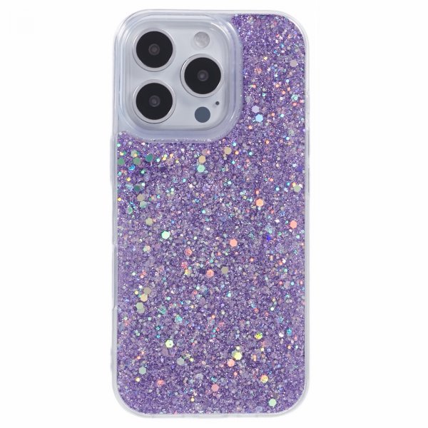 Nordic Covers iPhone 16 Pro Max Cover Sparkle Series Lilac Purple