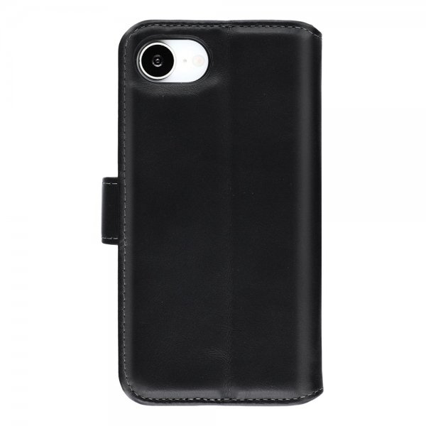 Nordic Covers iPhone 16./17. Etui Essential Læder Raven Black