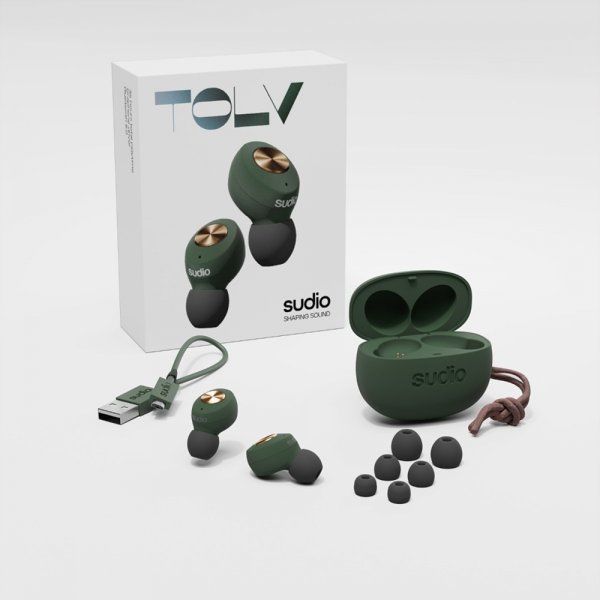 Sudio Tolv Trådløse Hovedtelefoner True Wireless In-Ear Grøn
