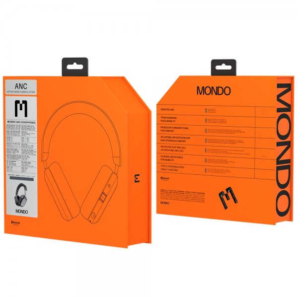 Mondo Trådløse Høretelefoner Mondo Over-Ears ANC Graphite