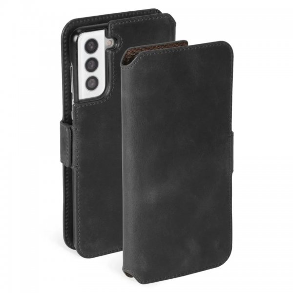 Krusell Samsung Galaxy S21 Cover Sunne PhoneWallet Vintage Black