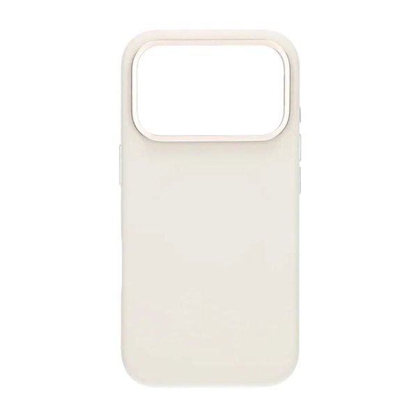 iPhone 17 Pro Max Cover Silikone MagSafe Stativ Hvid