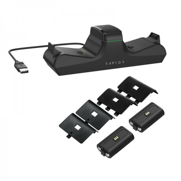 Raptor Dual-ladestation til Xbox One