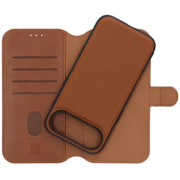 Rvelon iPhone Air Cover Magnetisk Aftagelig Skal Brun