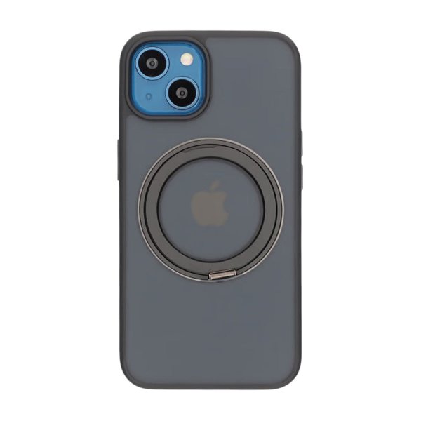 iPhone 13/iPhone 14 Cover Roterbart MagSafe Stativ Sort