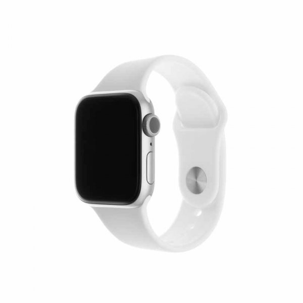 Fixed Apple Watch 44/45/46mm/Apple Watch Ultra Armbånd Silikonerem Hvid