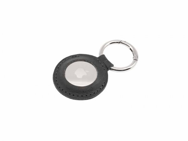 Fixed Apple AirTag Holder Real Leather Keychain Case Sort