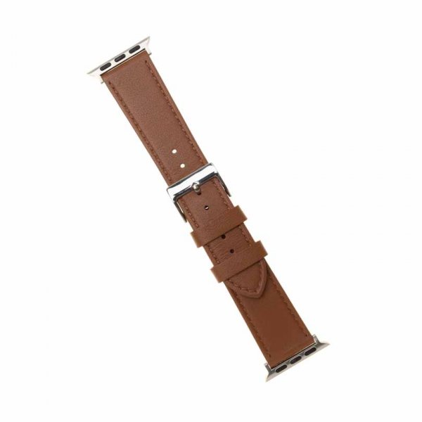 Fixed Apple Watch 44/45/46mm/Apple Watch Ultra Armbånd Læder Rem Brun