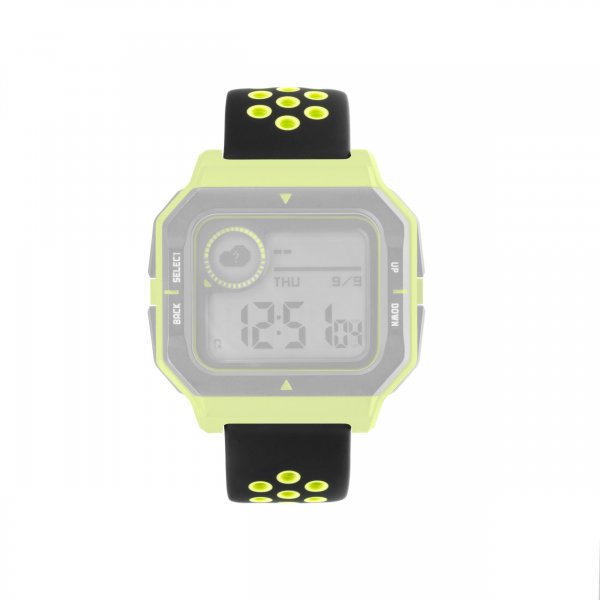Fixed Samsung Galaxy Watch 20mm Rem Sport Silikone Rem Sort Lime