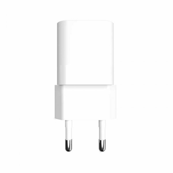 Fixed Laddare Mini PD Travel Charger USB-C & USB-A 20W Hvid