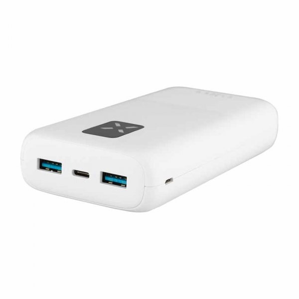 Fixed Powerbank Zen 20 20W 20 000 mAh USB-C 2xUSB-A Hvid