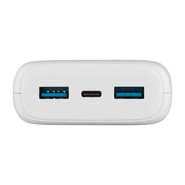 Fixed Powerbank Zen 20 20W 20 000 mAh USB-C 2xUSB-A Hvid