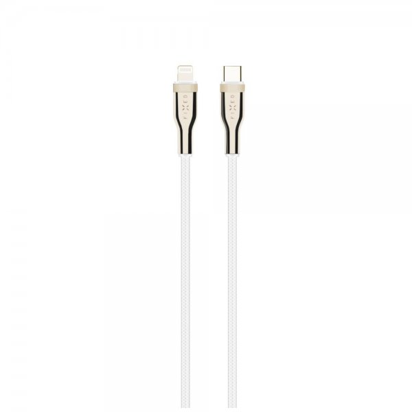 Fixed Kabel METAL Series USB-C/Lightning 1.2 m Hvid