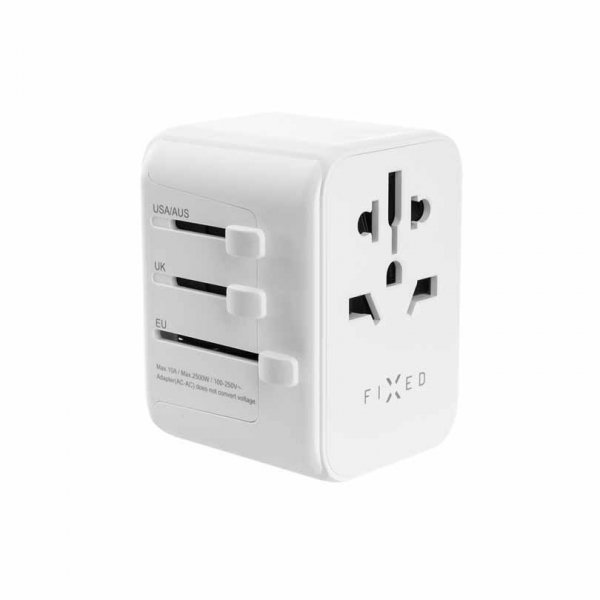 Fixed Oplader Rejseadapter USB-A/USB-C 30W