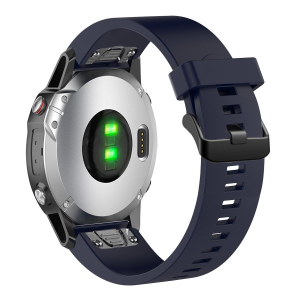 Fastmonteret Garmin QuickFit 20mm Silikonerem Blå