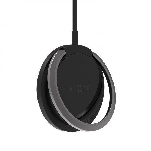 Fast Trådløs Oplader MagPad Wireless Charger MagSafe Sort