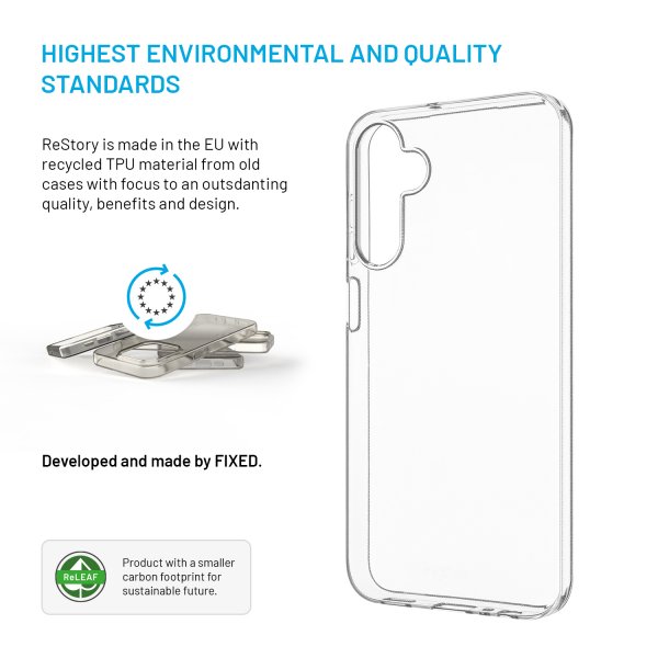 Fixed Samsung Galaxy A15 Cover ReStory Transparent