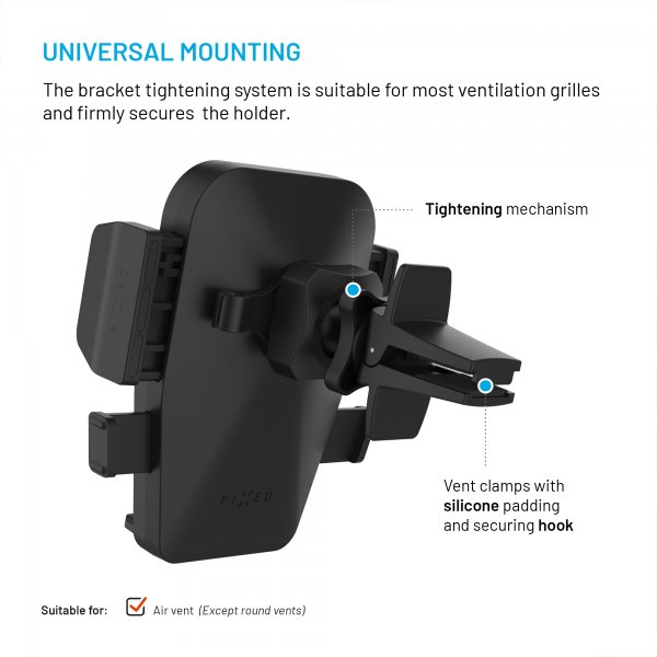Fast Bilholder Iconiq Vent Ventilationsgitter