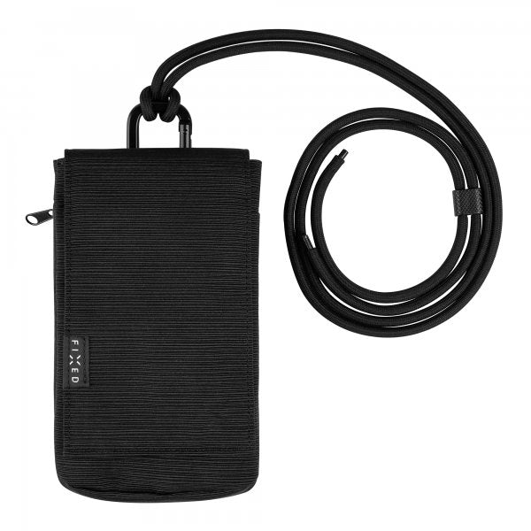 Fast Skuldertaske med lomme til Mobil Camino Sling Sort