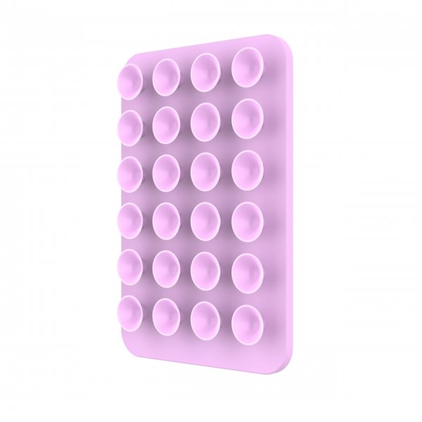 Fast MagSafe-holder med sugekopper MagMate Rosa
