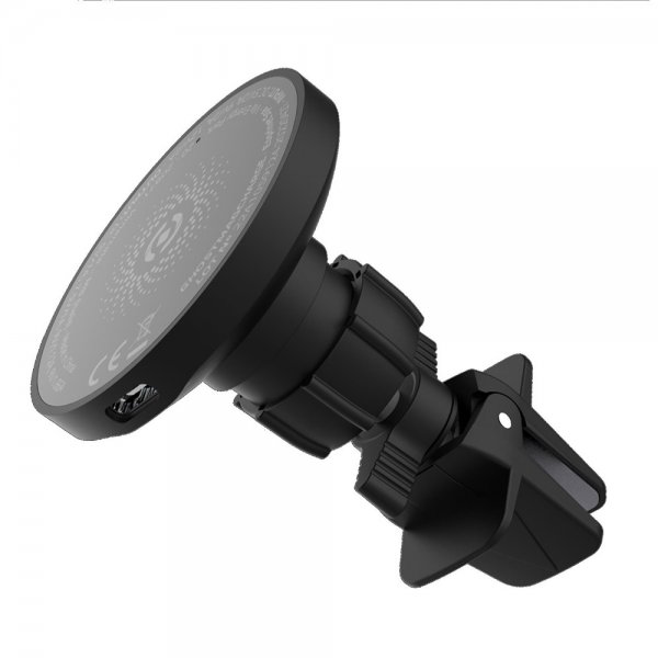 Celly Bilholder Car Holder med Trådløs Oplader 15W MagSafe