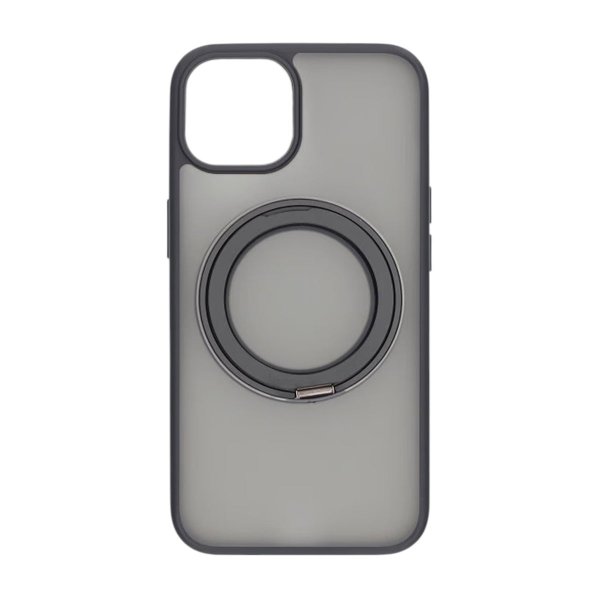 iPhone 13/iPhone 14 Cover Roterbart MagSafe Stativ Sort