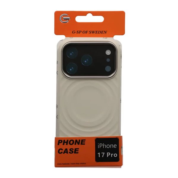 iPhone 17 Pro Cover Silikone MagSafe Beige