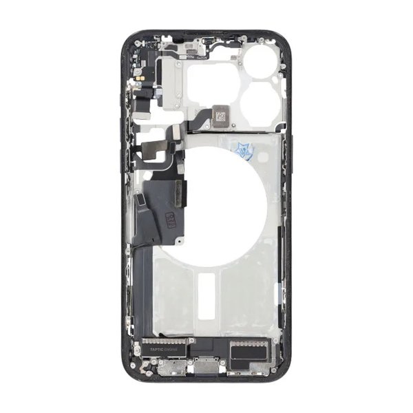 Mellemramme med smådele til iPhone 15 Pro Max - Blå Titanium OEM