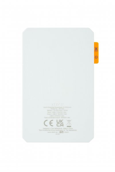Xtorm Powerbank 10.000mAh 15W USB-C & USB-A Hvid