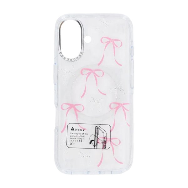 iPhone 16 Cover Mønster MagSafe Roset