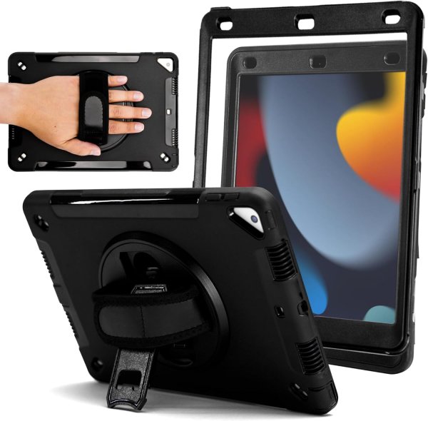 ZAGG iPad 10.2 (gen 7/8/9) Cover Rugged Tablet Case Sort