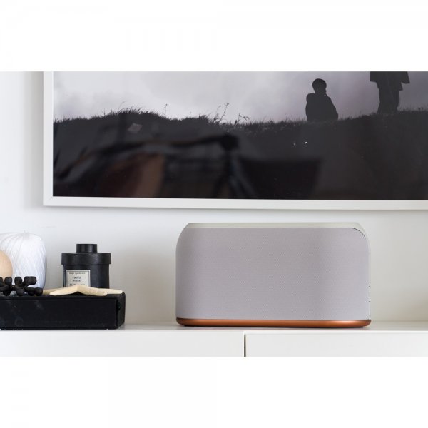 Jays s-Living Three Smart-højttaler Multiroom WiFi-højttaler Concrete White